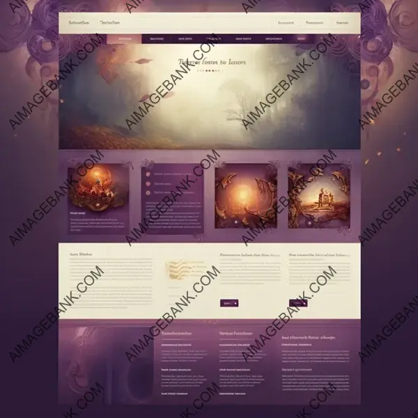 Creative Columns for Sale Website Layout