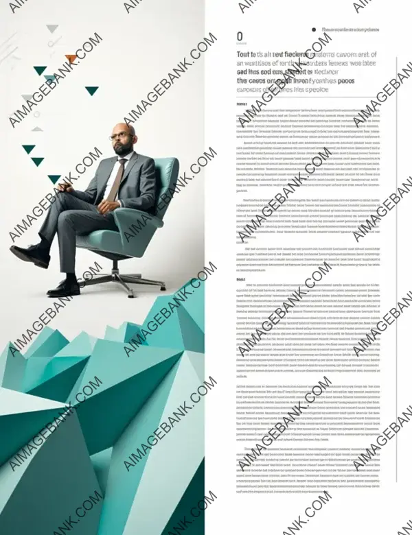 Business Magazine Page Layout