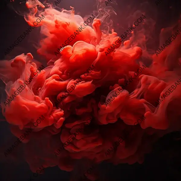 Digital Smooth Red Smoke Texture