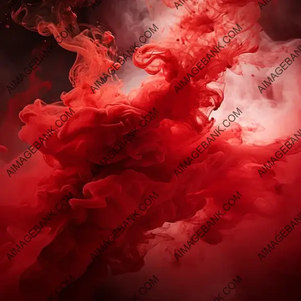 Red Smoke Texture: Digital Smooth Design
