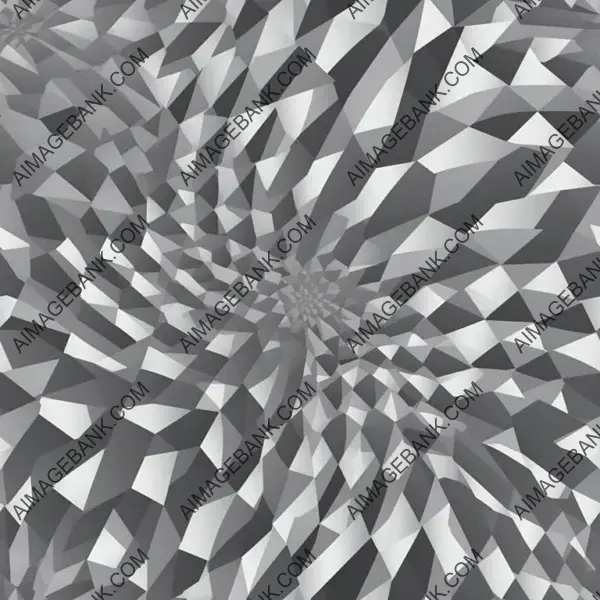 Create Mesmerizing Tiles with Hypnotic Grayscale Geometric Pattern