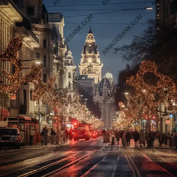 Festive Buenos Aires during Christmas