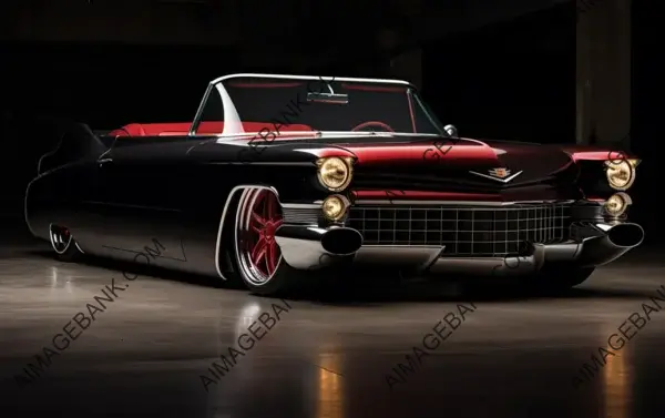 Carbon Red 1966 Cadillac Roadster: Captured on 35mm Film