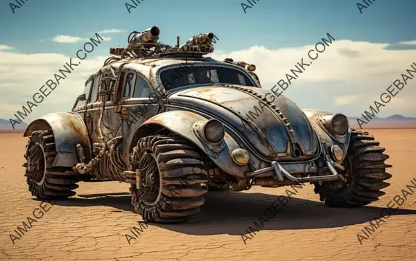 Fully Armored Post-Apocalyptic VW Beetle Tank: An Apocalypse Survivor