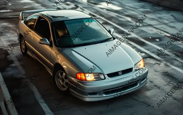 Honda Civic 1997 UK: Silver Beauty with a Green Hood