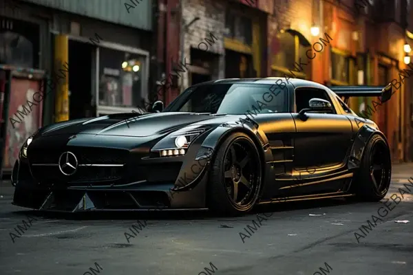 SLS Transformation: Mercedes with Crazy Style and Negative Camber