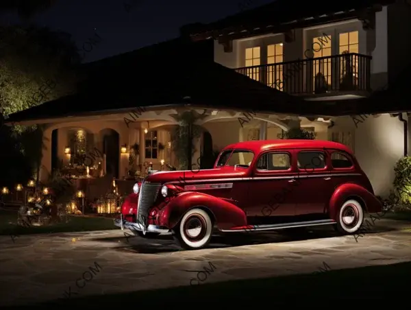 1938 Chevrolet Big Block Sedan Parked: Vintage Elegance