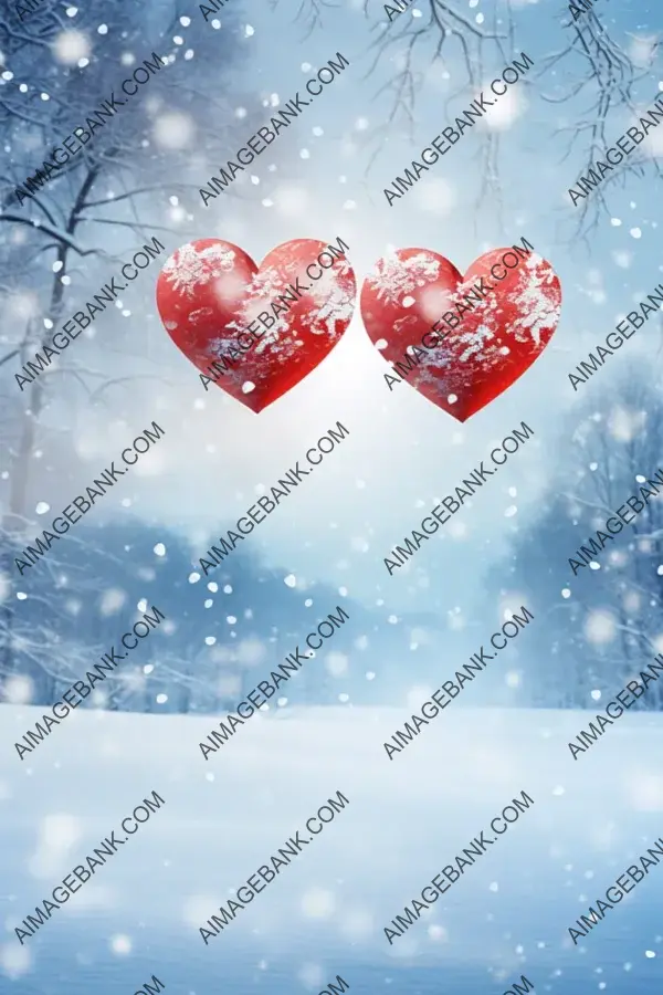 Beautiful Snow Scene in Digital Art