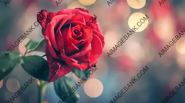 Captivating Macro Shot of a Red Rose