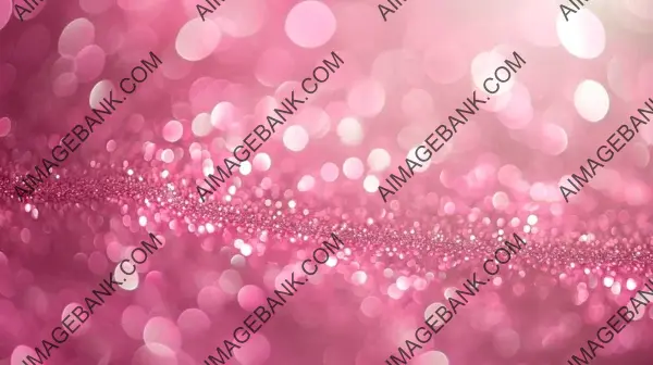 Glittering Love: Shiny Pink Glitter Background for Valentine&#8217;s