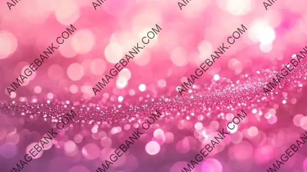 Glitz and Glamour: Shiny Pink Glitter Background for Valentine&#8217;s