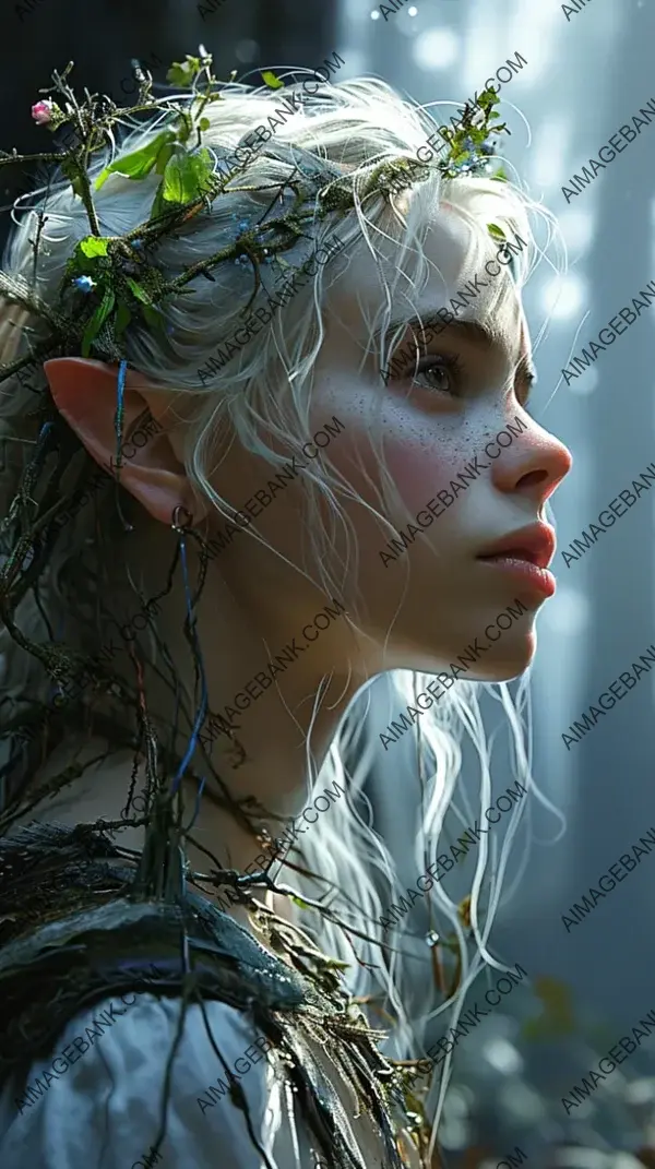 Dark Elf Beauty in Stunning Digital Art