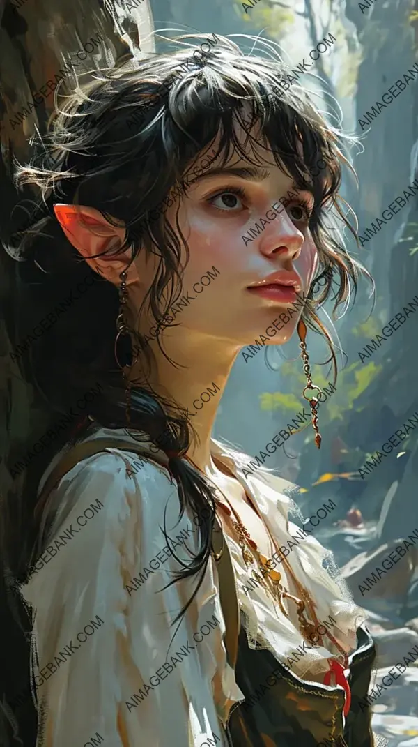 D&#038;D Fantasy Art: Captivating Dark Elf