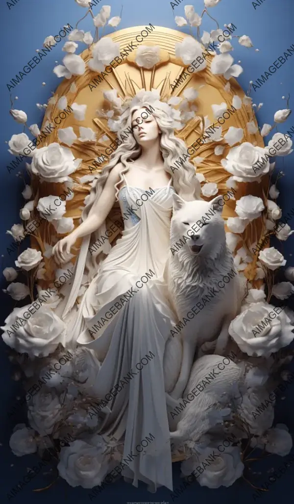 Mystical B4 Tarot Card: Goddess of Knowledge