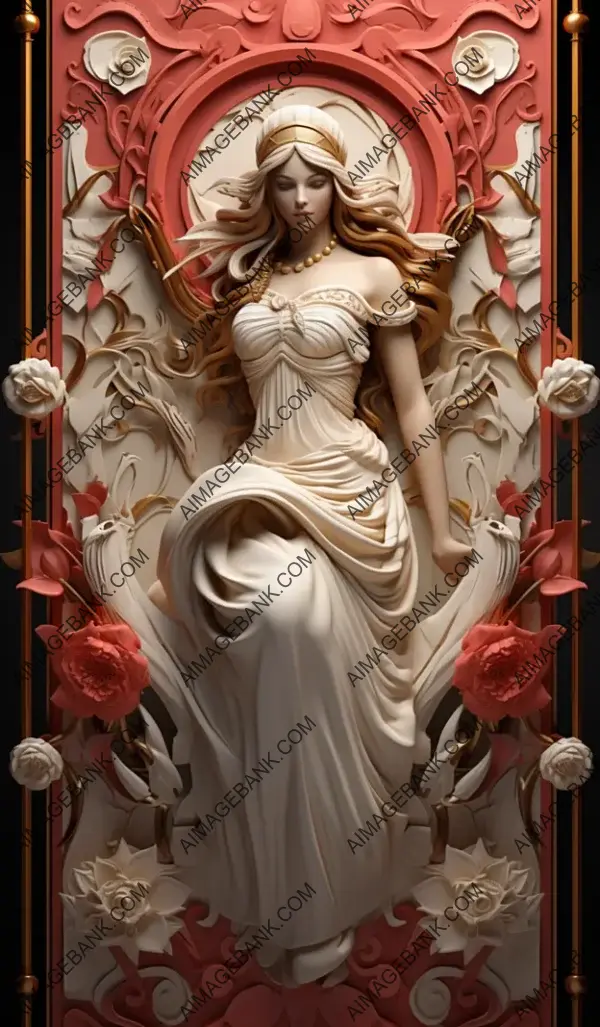 Symbolic Tarot Card: The Goddess of Justice