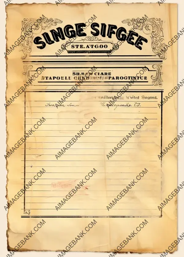 Vintage Receipt: A Collector&#8217;s Piece