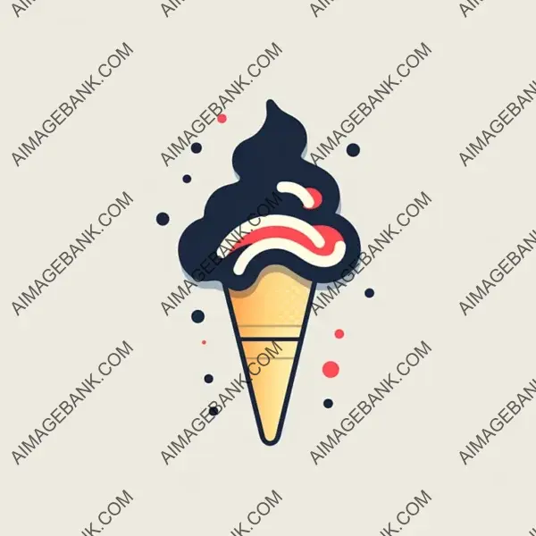 Clean Ice Cream Brand Logo