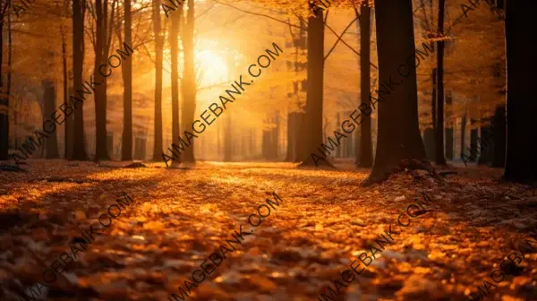 Gorgeous Golden Autumn Scenery