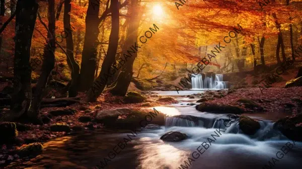 Splendid Autumn Landscape in Gold