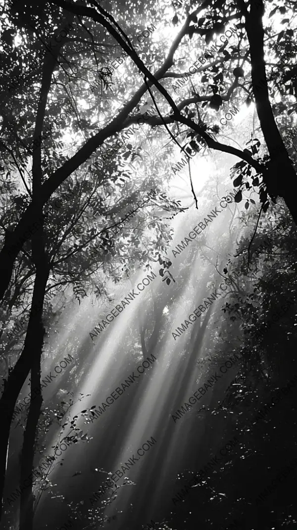 Crepuscular Rays Captured in the Style of Michael Kenna