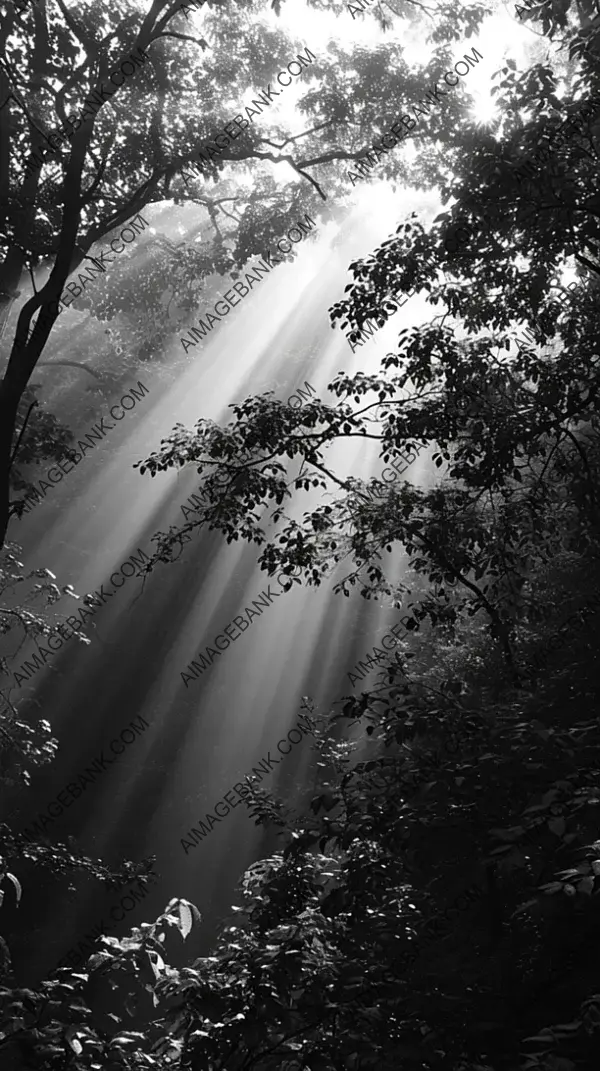 Crepuscular Rays Artistry in the Style of Michael Kenna