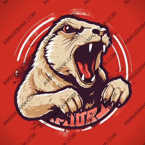 Angry Prairie Dogs Sport Logo