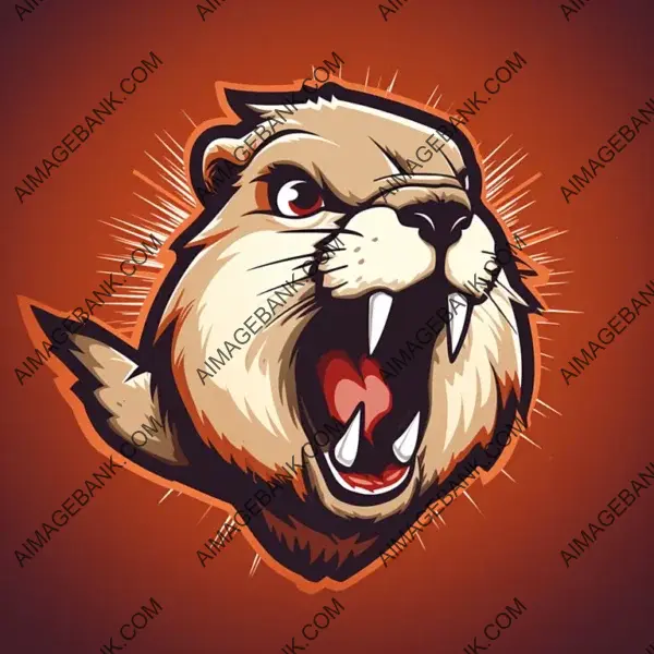 Sport Logo with Angry Prairie Dogs