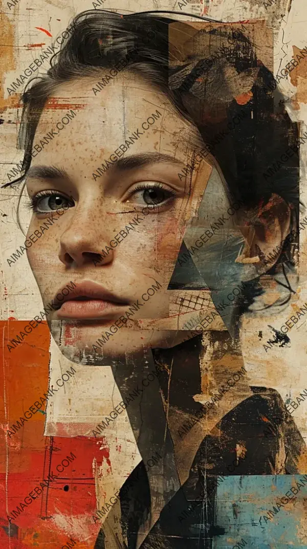 Artistic Fusion: Spliced Portraits in Isolation