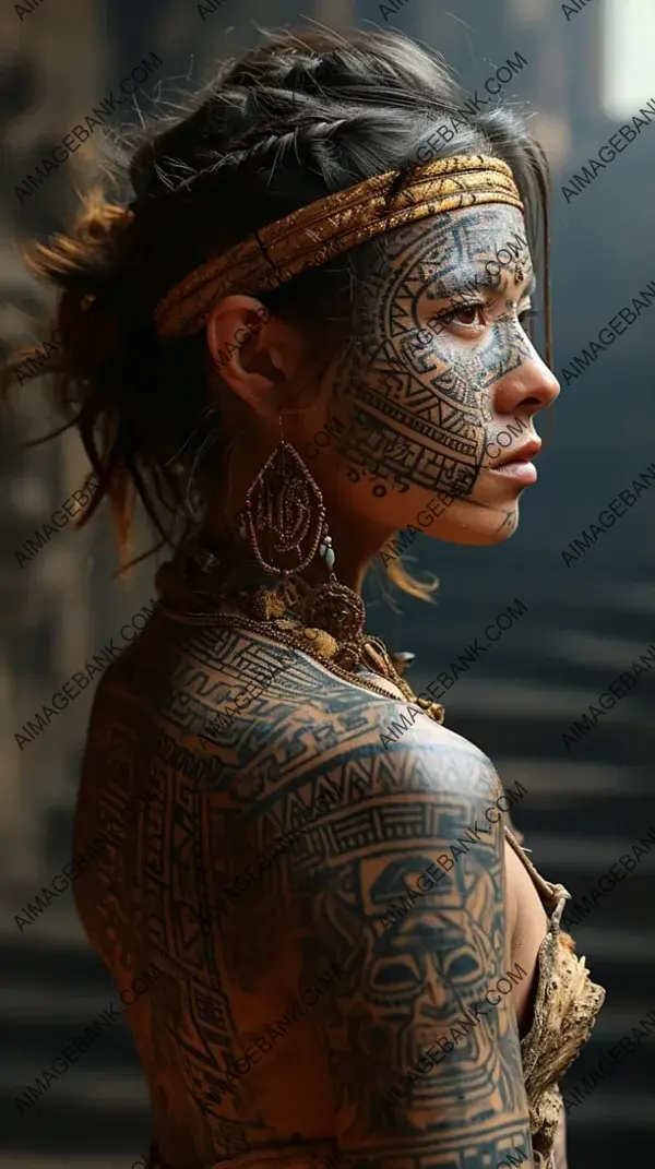 Aztec Civilization Inspires Detailed Tattoo Art