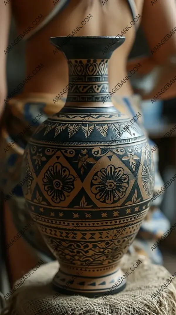 Capture Elegance with Ancient Greek Pottery Tattoo