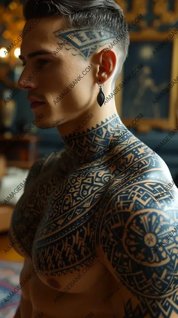 Dive into Geometric Art with Arabesque Tattoo