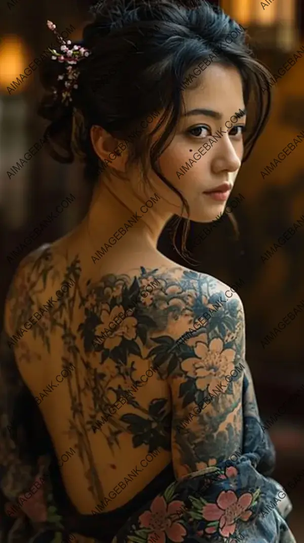 Tattoo Inspired by Elegant Japanese Samurai Scene