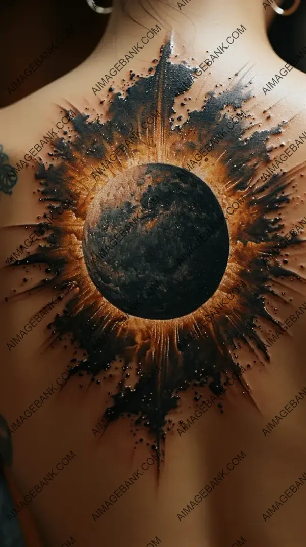 Solar Eclipse Tattoo: A Celestial Masterpiece