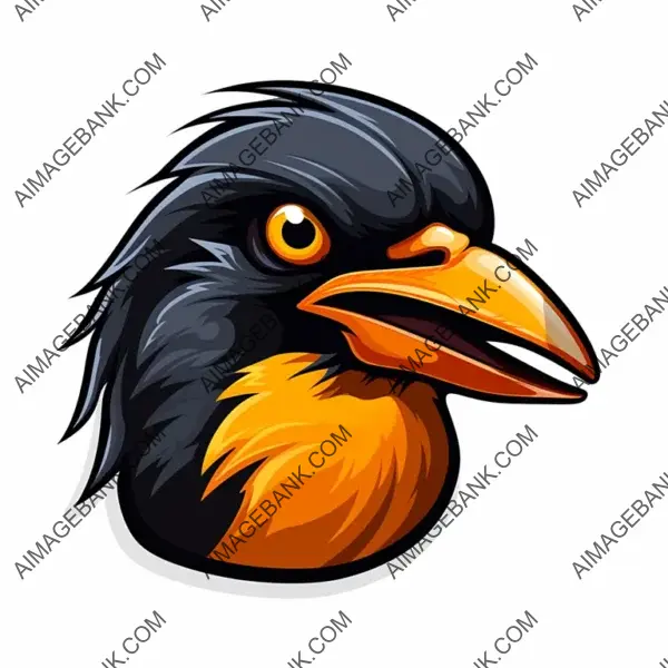 Baltimore Oriole Inked: Sporting a Mean Scowl