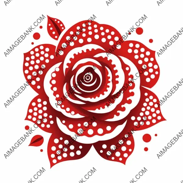 Inked Roses: Rose Flower T-Shirt Stencil Vector Tattoo