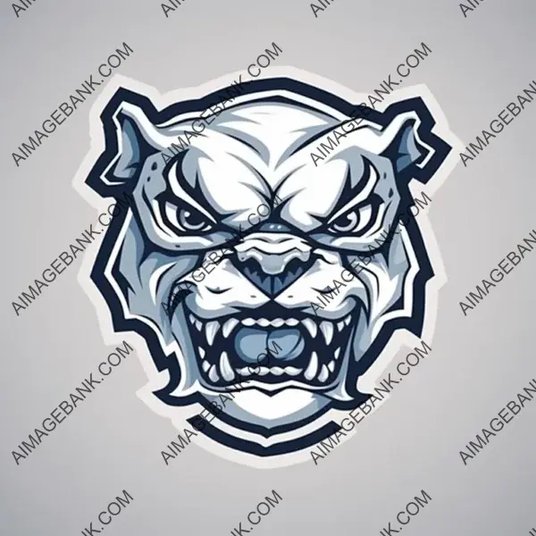 Celebrate Team Spirit with an Angry Bulldog Sport Logo Tattoo