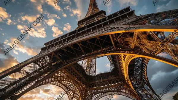 Eiffel Tower&#8217;s Beauty in Macro Close-Up