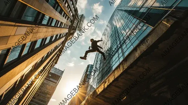 Parkour Urban Acrobatics: Athletes in Action