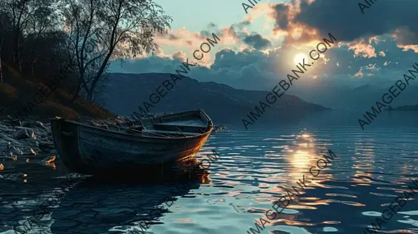 Dreamy Moonlit Boat Ride: Romantic Setting