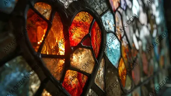 Create a Stained Glass Heart: An Artistic Marvel