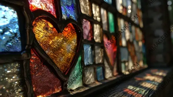 Stained Glass Heart: A Stunning Artistic Creation