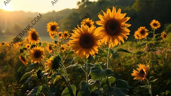 Capture the Beauty of Sunflowers at Dawn