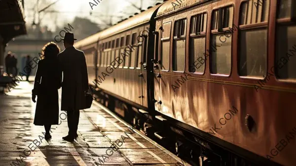 Create a Sentimental Scene at the Vintage Train Station