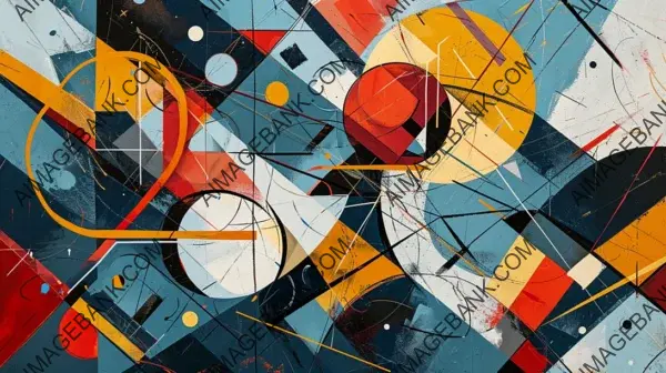 Abstract Cubism Meets Comics: Create Artistic Harmony