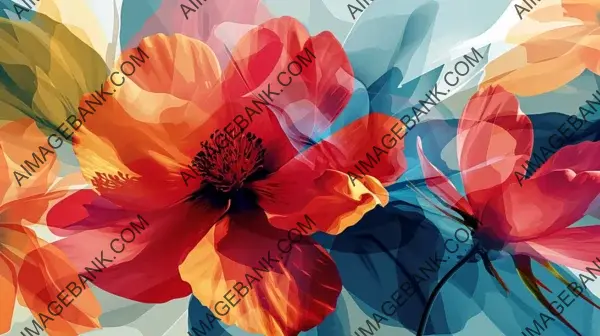 Craft a Symphony of Visual Beauty with Abstract Flowers