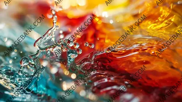 Craft Artistic Wonders with Abstract Macro Glass Art