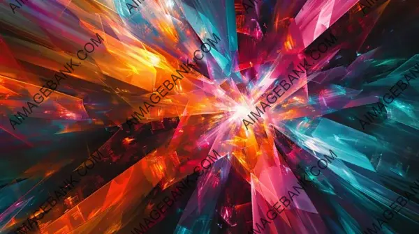Craft Vibrant Geometric Shapes with Abstract Vector Art