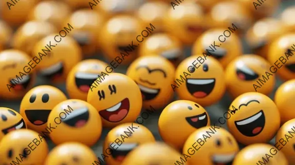 Share the Laughter with an Image Full of Emojis