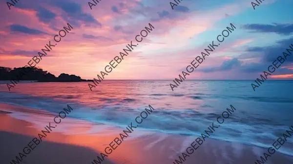 Craft a Serene Tropical Beach Scene at Twilight