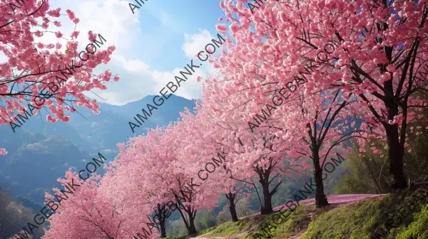 Cherry Blossom Trees in Full Bloom: Wallpaper Showcase